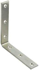 BRACE CORNER STL 6X1-1/8IN ZNC