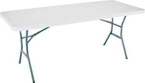 TABLE UTIL POLY FLD-N-HALF 6FT