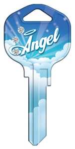 KW1 KEYBLANK ANGEL BLING      