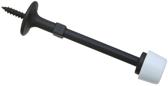 National Hardware 830103 Door Stop, Brown, 5 in W, 3 in Projection, Zinc, Oil-Rubbed Bronze