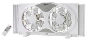 FAN WINDOW TWIN 2-SPEED 9IN   