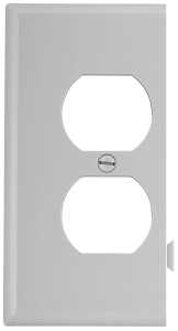WALL PLT SECT END RCPT MID WHT