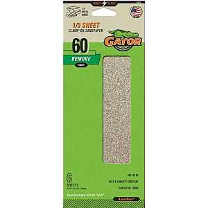 ALUM OX 1/3 SHEET 60GRIT 6PK  