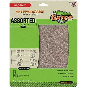 SANDPAPER AL OXIDE 9X11IN ASST