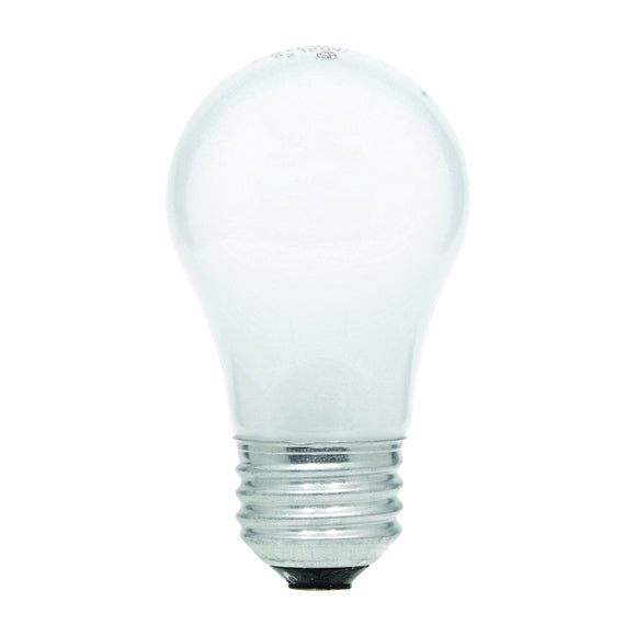 Sylvania 10117 Incandescent Lamp, 40 W, A15 Lamp, Medium Lamp Base, 410 Lumens, 2850 K Color Temp