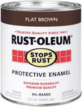 PAINT RST OBS FLAT BROWN QUART