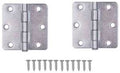 DOOR HINGE SCREEN SET ZN PLT  