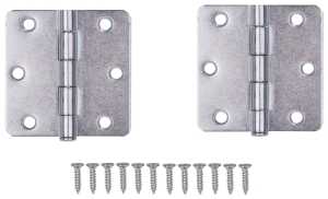 DOOR HINGE SCREEN SET ZN PLT  