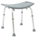 BATH BENCK NO BACK GRAY       