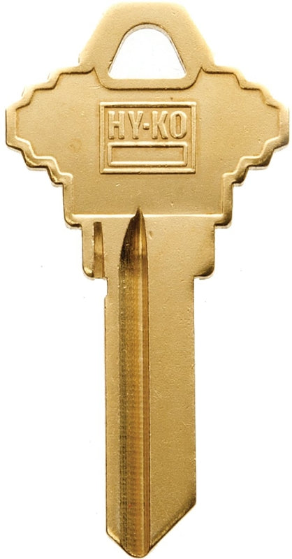 Hy-Ko 21200SC1BR Key Blank, Brass, For: Schlage Cabinet, House Locks and Padlocks, SC1 Key Number
