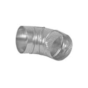 Dundas Jafine E4E24ZW Vent Elbow, 4 in Connection, Aluminum