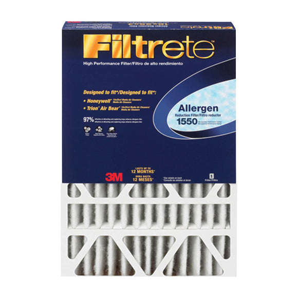 Filtrete DP03DC-4 Air Filter, 25 in L, 20 in W, Cardboard Frame