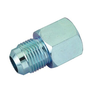 BrassCraft PSSL-15 Pipe Union, 3/8 x 1/2 in, Flare x FIP, Stainless Steel