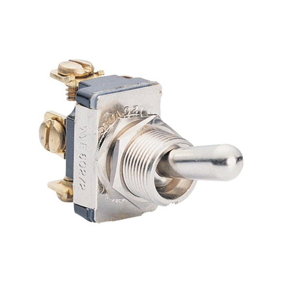 Calterm 41710 Switch, 15 A, 12 VDC, Screw Terminal, Metal Housing Material, Silver