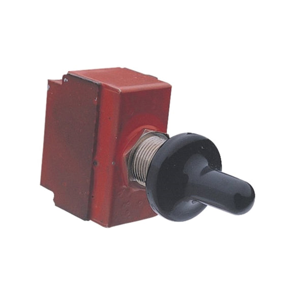 Calterm 41800 Switch, 20 A, 12 VDC, Screw Terminal, Red/Silver