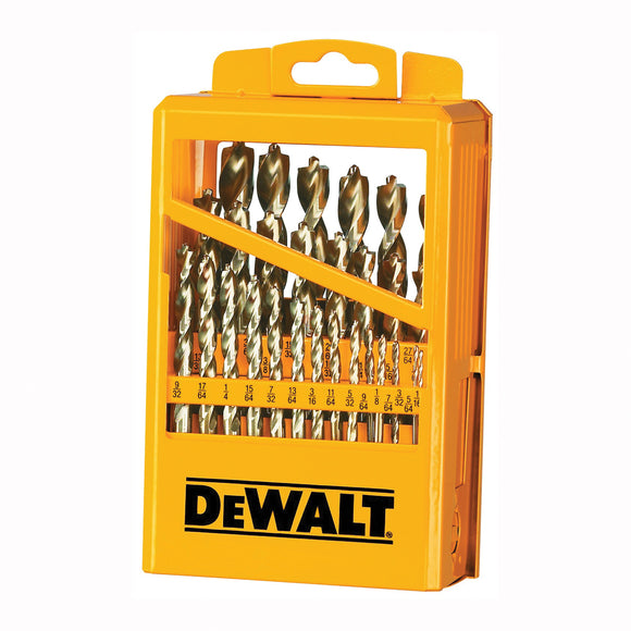 DEWALT DW1969 Drill Bit Set, High-Performance, 29-Piece, Steel, Ferrous Oxide