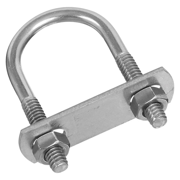 National Hardware N222-422 U-Bolt, 1/4-20 Thread, 1.13 in L Thread, Stainless Steel, Stainless Steel