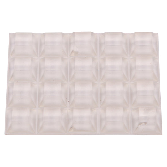 ProSource FE-50770-PS Furniture Bumper Pad, 1/2 in, Square, Polyurethane