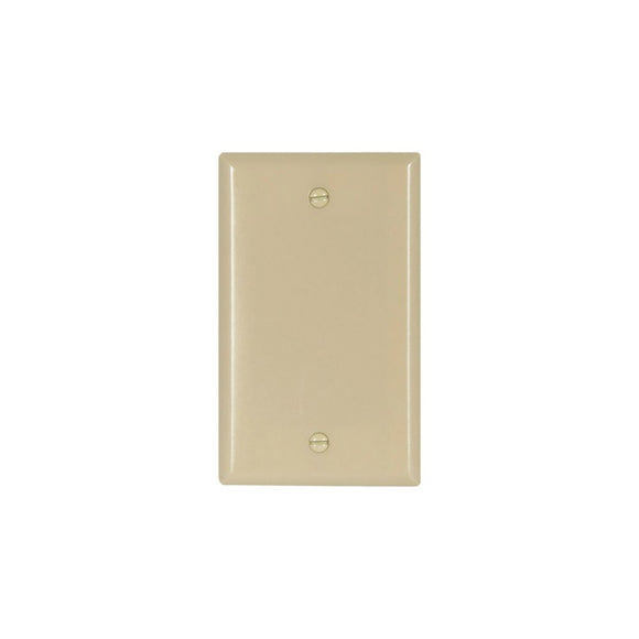 Eaton Cooper Wiring 2129 Series 2129V-BOX Wallplate, 4-1/2 in L, 2-3/4 in W, 0.08 in Thick, 1-Gang, Thermoset Plastic