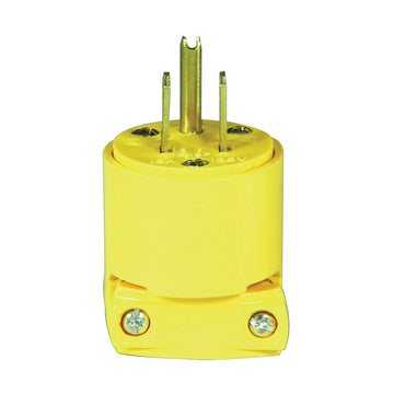 Eaton Wiring Devices 4867-BOX Electrical Plug, Straight Blade, 1/4 to 21/32 in, 2-Pole, 15 A, 125 V, NEMA: NEMA 5-15