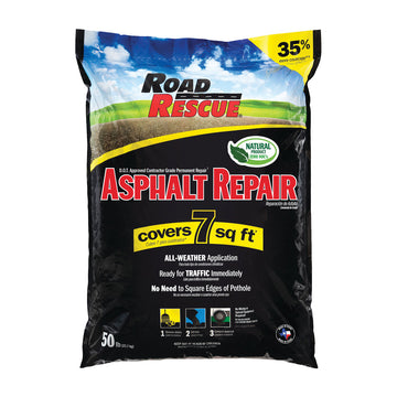 Road Rescue AP-50 Pre-Mixed Patch, Black, 50 lb Bag