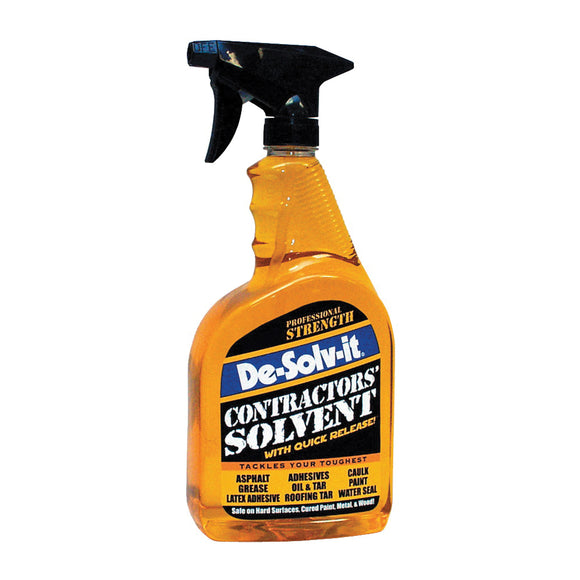 Orange-Sol 10131 Contractor Solvent, Liquid, Citrus, Clear/Orange, 33 oz Bottle