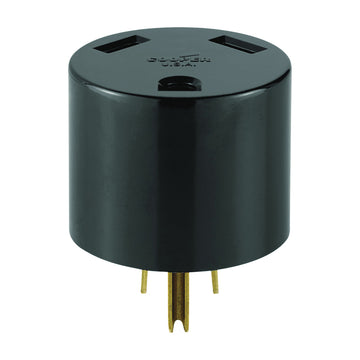 Eaton Cooper Wiring 1264-BOX Power Adapter, 30 A, 125 V, Plug, Receptacle