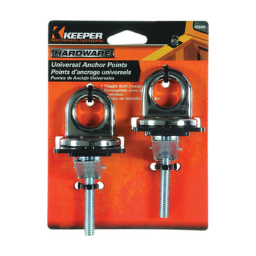 Keeper 05648 Anchor Point, Premium, Universal, Steel, Chrome