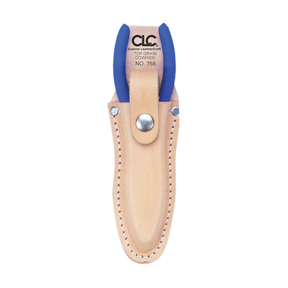CLC Tool Works Series 768 Pliers Holder, 1-Pocket, Leather, Tan, 2-3/4 in W, 6-3/4 in H, 1-1/4 in D