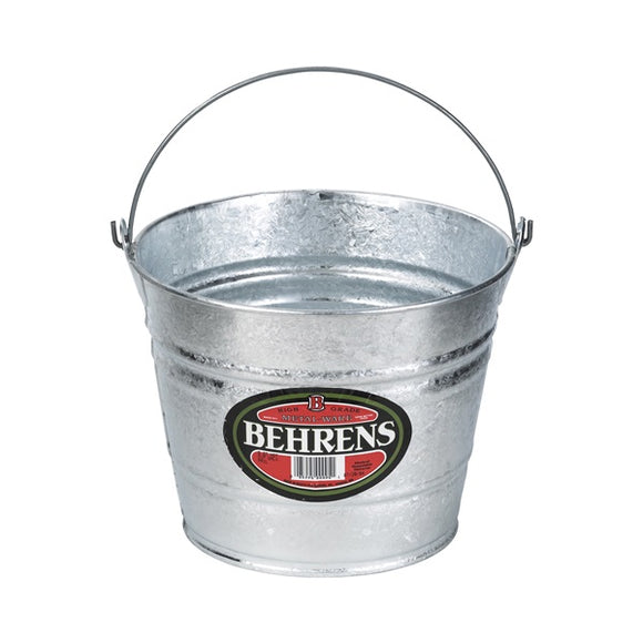 Behrens 1208 Pail, 8 qt, Steel