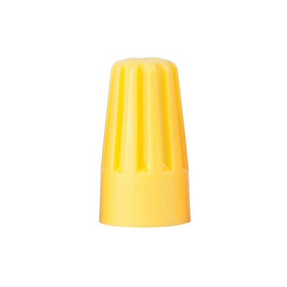 Gardner Bender WireGard GB-4 Series 25-004 Wire Connector, Yellow, 18 to 10 AWG Wire, Steel Contact, 25/BAG