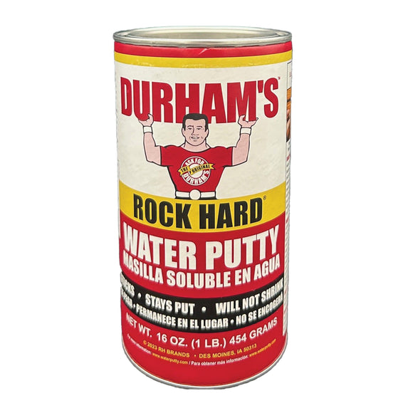 Durham's 1 Water Putty, Cream, 1 lb Can