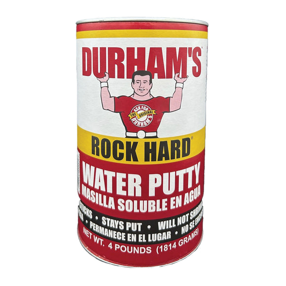 Durham's 4 Water Putty, Natural Cream, 4 lb Can