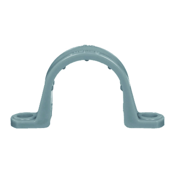 Carlon E977EC-CTN Conduit Clamp, 3/4 in, 2-13/32 in L, PVC, Gray, 20/PK