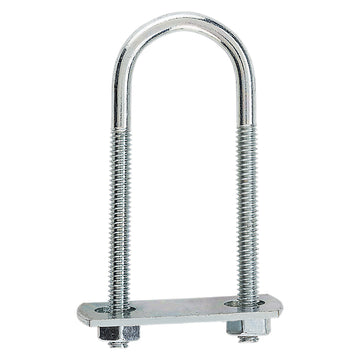 National Hardware N222-109 U-Bolt, 1/4-20 Thread, 1-3/4 in L Thread, Steel, Zinc