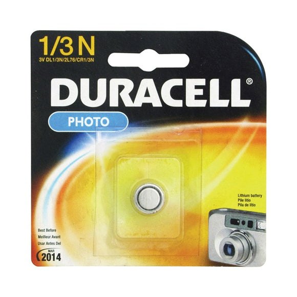 Duracell DL1/3NBBPK Battery, 3 to 3.3 V Battery, Lithium, Manganese Dioxide