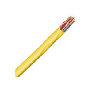 Southwire 12/3NM-WGX50 Sheathed Cable, 12 AWG Wire, 3-Conductor, 50 ft L, Copper Conductor, PVC Insulation