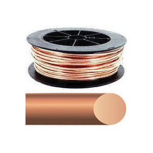 Southwire 4SOLX200BARE Electrical Wire, Solid, 4 AWG Wire, 200 ft L, Copper Conductor