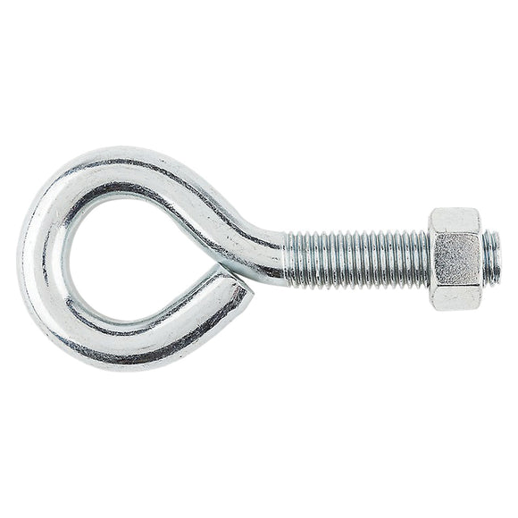 National Hardware N347-716 Eye Bolt, 3/4-10 Thread, Coarse Thread, 2-3/4 in L Thread, 1-1/2 in ID Dia Eye, Steel, Zinc