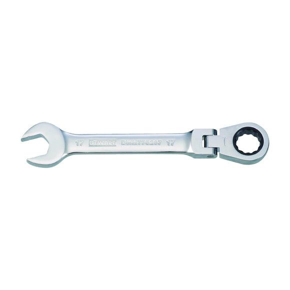 DEWALT DWMT75207OSP Combination Wrench, Metric, 17 mm Head, 7-15/32 in L, 12-Point, Steel, Chrome-Plated