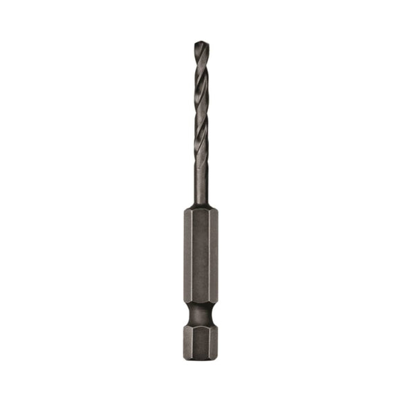 DEWALT DD5109 Impact Drill Bit, 9/64 in Dia, 2-3/4 in OAL, Spiral Flute, 1/4 in Dia Shank, Hex Shank