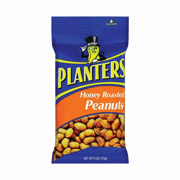 Planters 483276 Snack, Peanut, 6 oz Bag