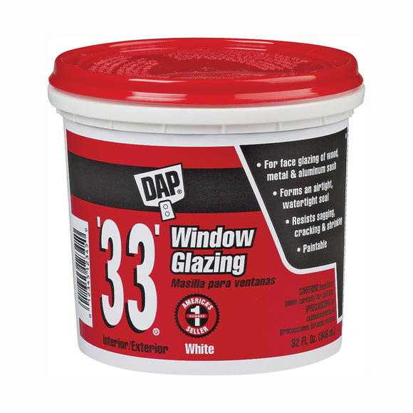 DAP 12122 Window Gazing, Paste, White, 1 qt Tub