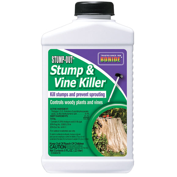 Bonide 274 Stump and Vine Killer, Liquid, Gold/Yellow, 8 oz Bottle
