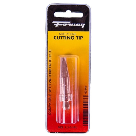 Forney 60448 Cutting Tip, For: Forney 1680, 1702, 1705, 1707 and 1753 Torch Kits and Victor Compatible Equipment, #1 Tip