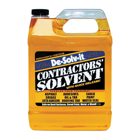Orange-Sol 10151/52 Contractor Solvent, Liquid, Citrus, Clear/Orange, 1 gal Can