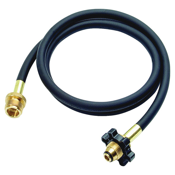 Mr. Heater F273701 Hose Assembly, 5 ft L, Brass, Black
