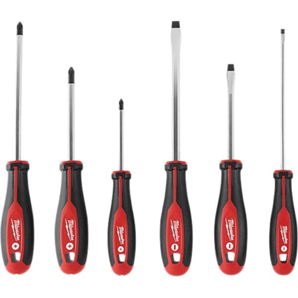 Milwaukee 48-22-2706 Screwdriver Kit, 6-Piece, Plastic/Steel