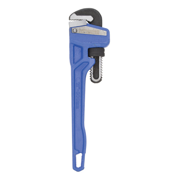 Vulcan JL40112 Pipe Wrench, 32 mm Jaw, 12 in L, Serrated Jaw, Carbon Steel, Powder-Coated, Heavy-Duty Handle