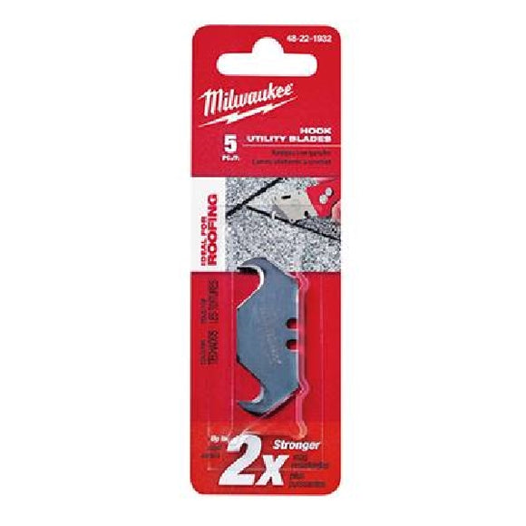Milwaukee 48-22-1932 Blade, 1-7/8 in L, Carbon Steel, Hook Edge, 2-Point
